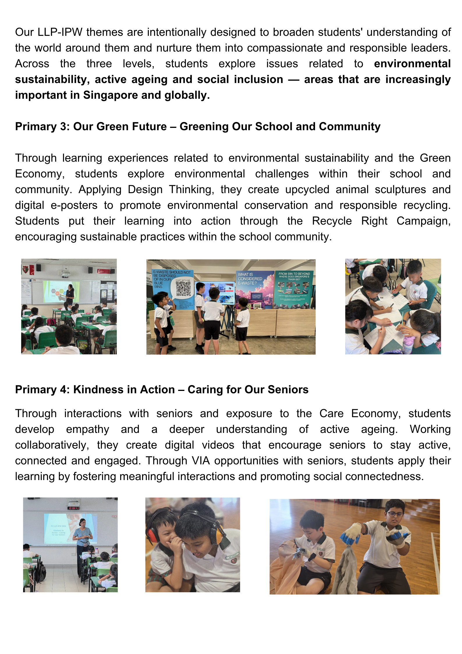 LLP-IPW themes