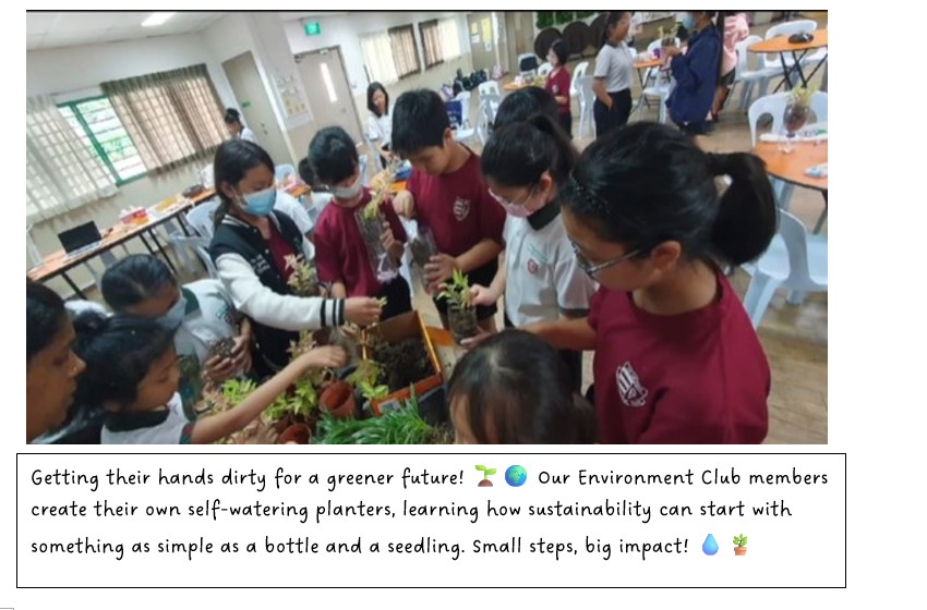 Getting their hands dirty for a greener future!