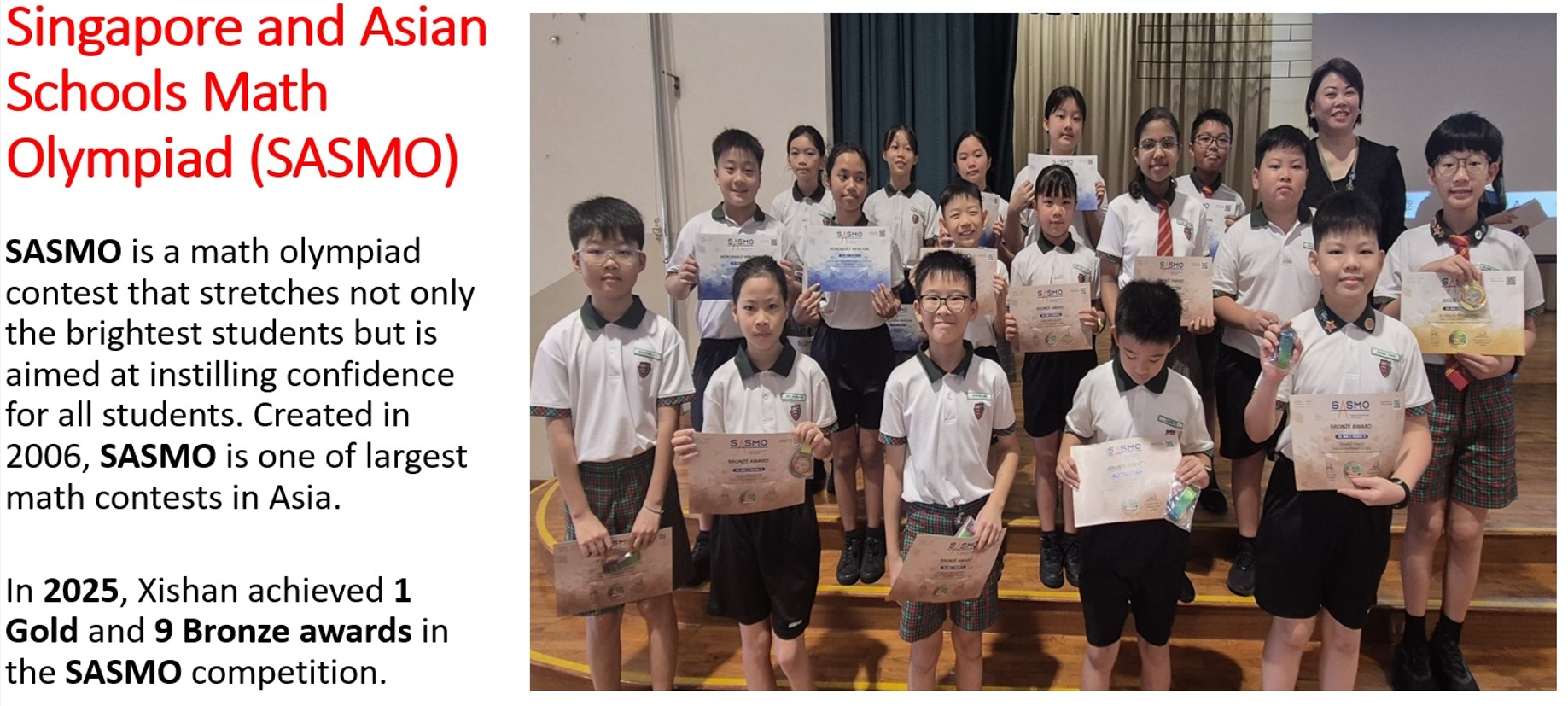 Maths Olympiad (SASMO)
